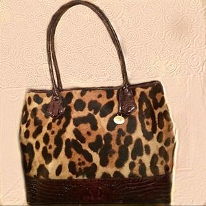 Brahmin Leopard Luxe Collection. Rare. Mint